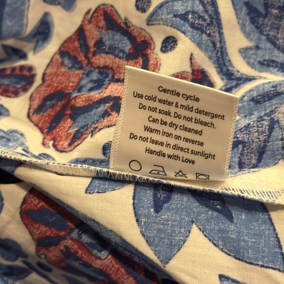 Beyond by Vera Poppy Dress, Pomegranate Blue M - Picture 6 of 6